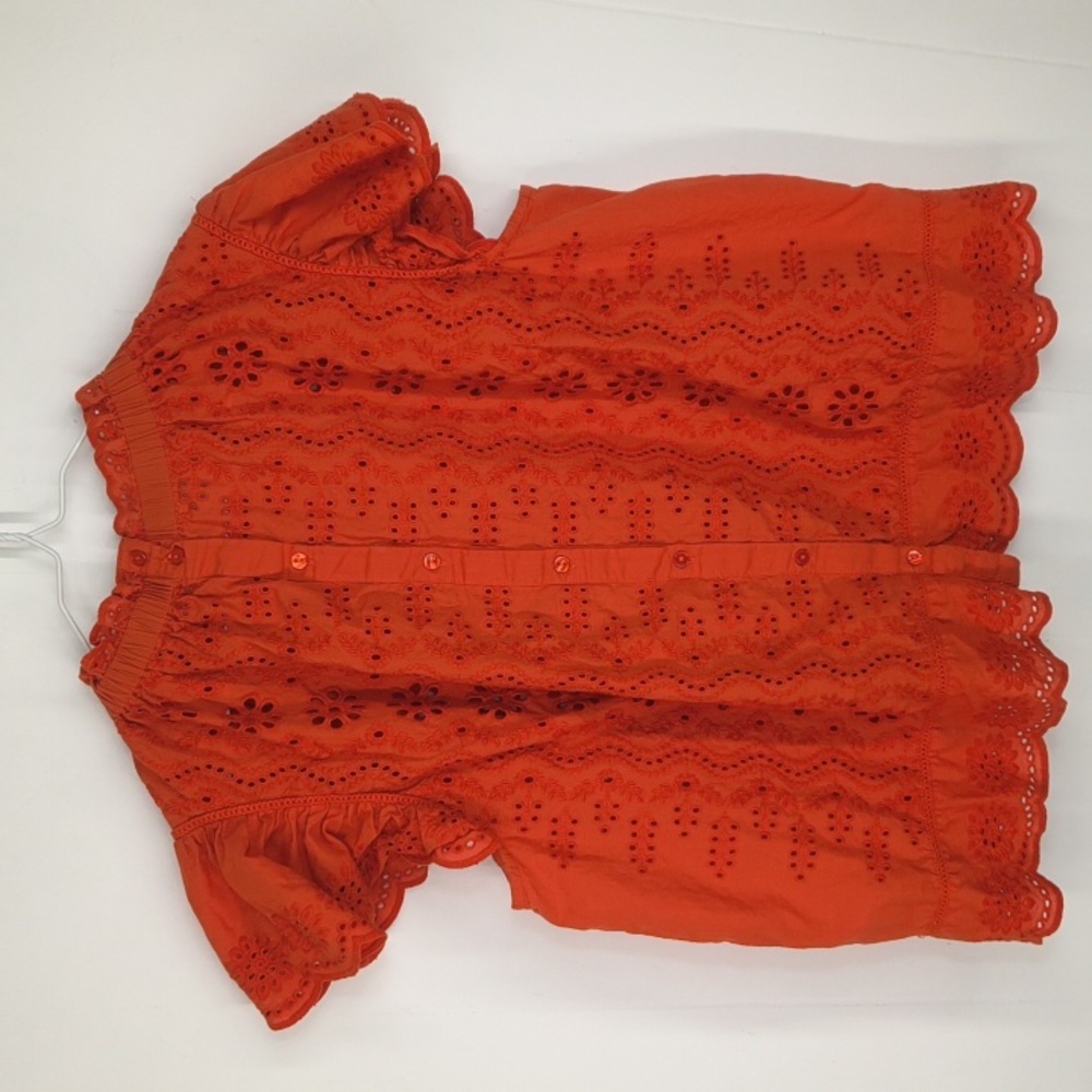 Jennifer & Grace Eyelet Bohemian Blouse Size 1X - Picture 7 of 8